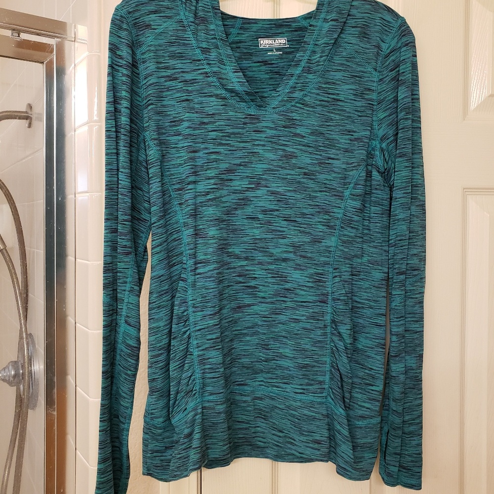 Green/Black  workout/Running shirt